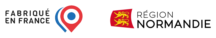 Logo région Normandie et Frabriqué en France
