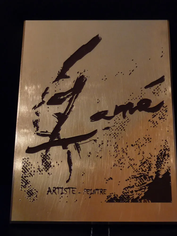 LAITON-GRAVURE ET ENCRAGE